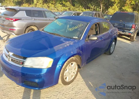 2014 Dodge Avenger Se from USA, damaged, VIN 1C3CDZAB3EN160880